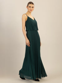 APART Abendkleid in 2in1 Optik | emerald