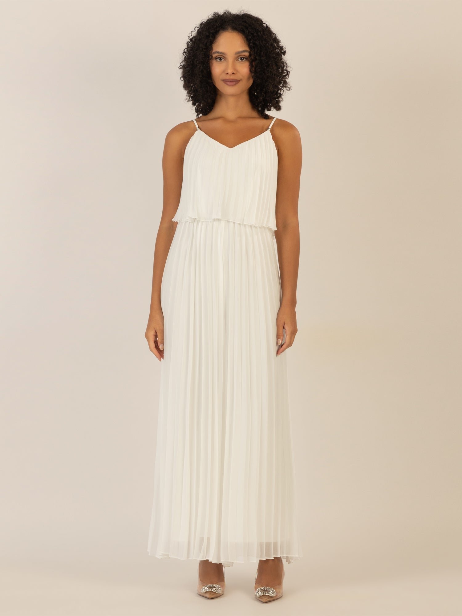 APART Plisseeoverall in 2in1 Optik | creme