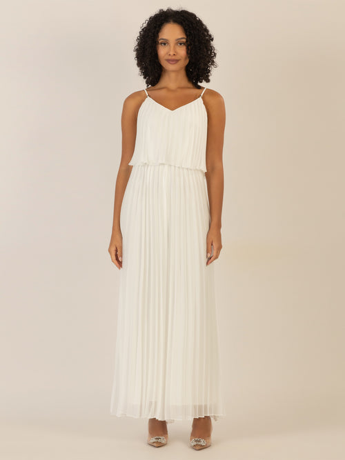 APART Plisseeoverall in 2in1 Optik | creme image 1