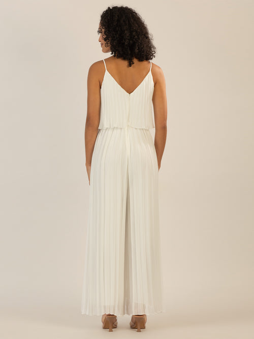 APART Plisseeoverall in 2in1 Optik | creme image 1