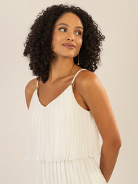 APART Plisseeoverall in 2in1 Optik | creme