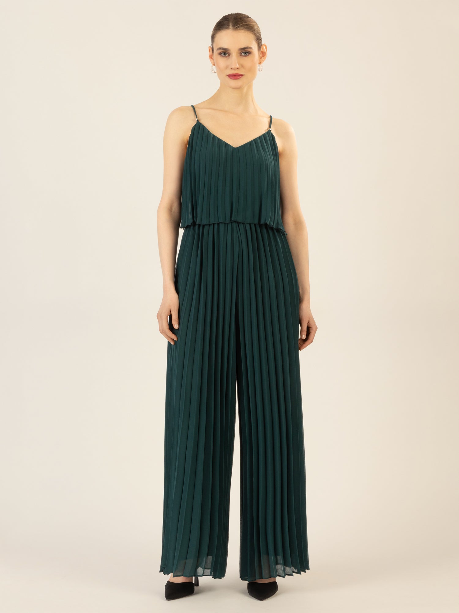APART Plisseeoverall in 2in1 Optik | emerald