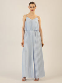 APART Plisseeoverall in 2in1 Optik | hellblau