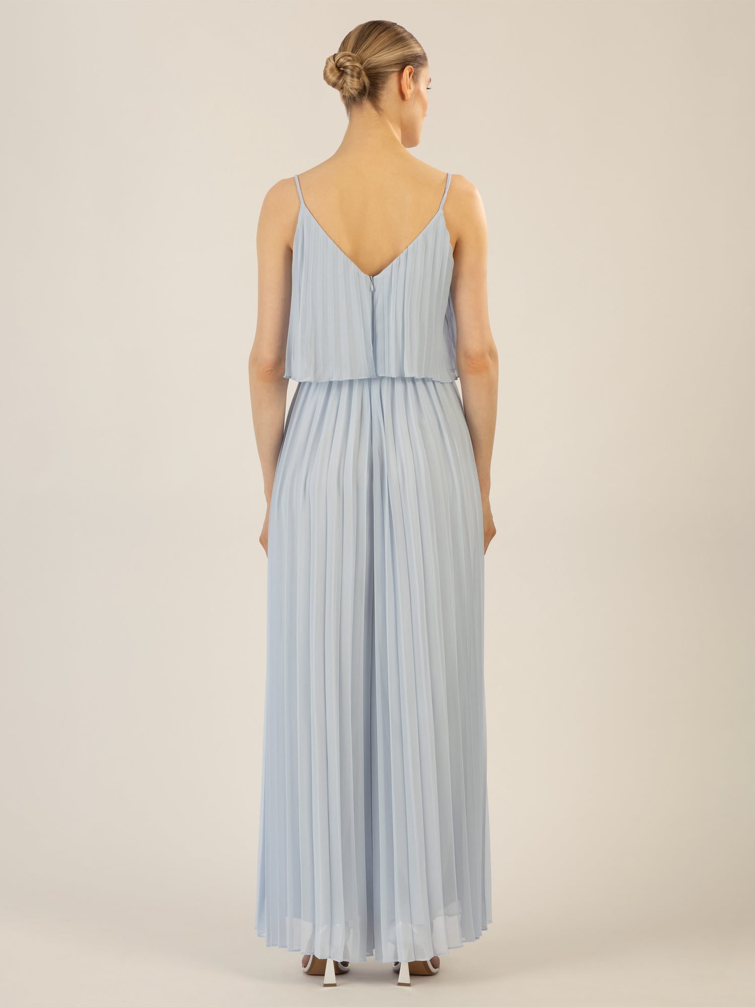 APART Plisseeoverall in 2in1 Optik | hellblau