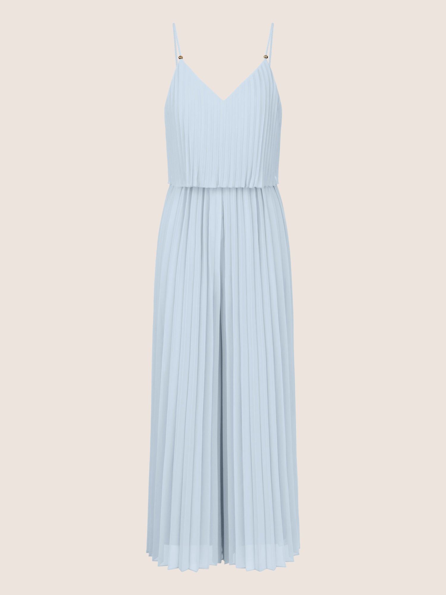 APART Plisseeoverall in 2in1 Optik | hellblau