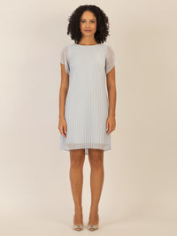 APART Chiffonkleid aus einem leicht körnigen Georgette | hellblau