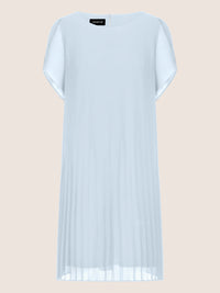 APART Chiffonkleid aus einem leicht körnigen Georgette | hellblau