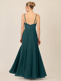 APART Glamourkleid mit Perlenstickerei | dunkelgrün