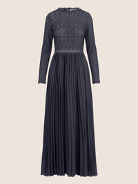 APART Abendkleid mit Plisseerock | nachtblau