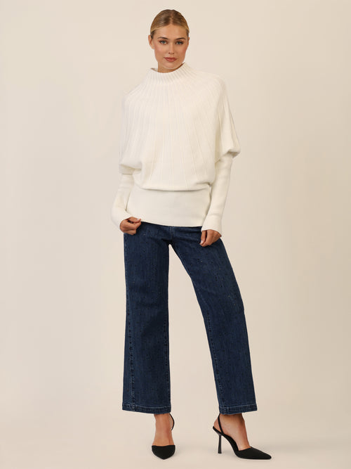 APART Pullover mit Fledermausärmeln | creme image 1