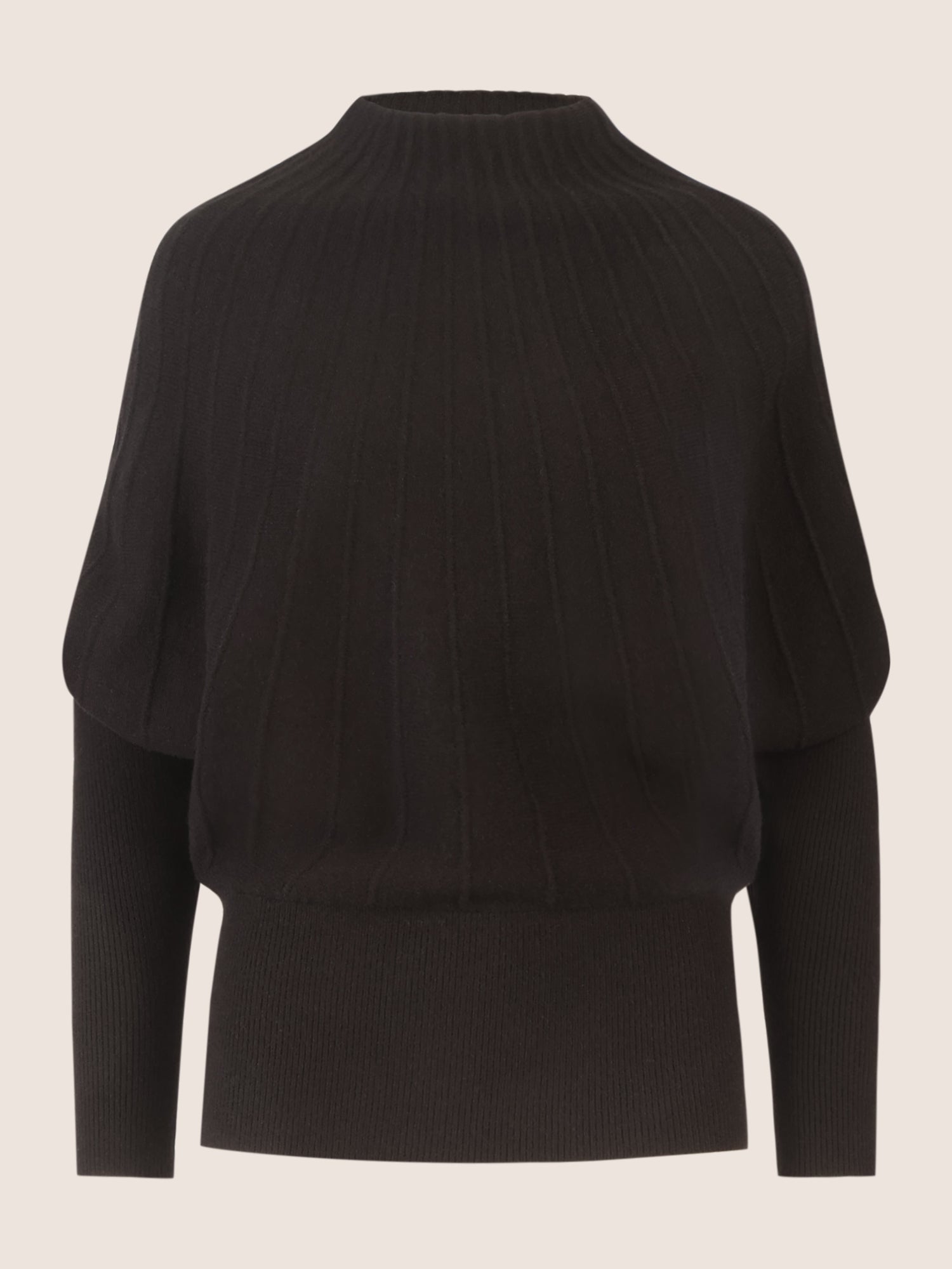 APART Pullover mit Fledermausärmeln | schwarz