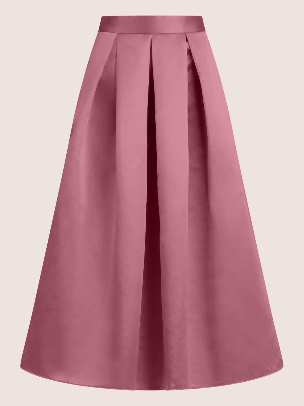 APART Eleganter Satinrock mit Glanz-Effekt | rosé