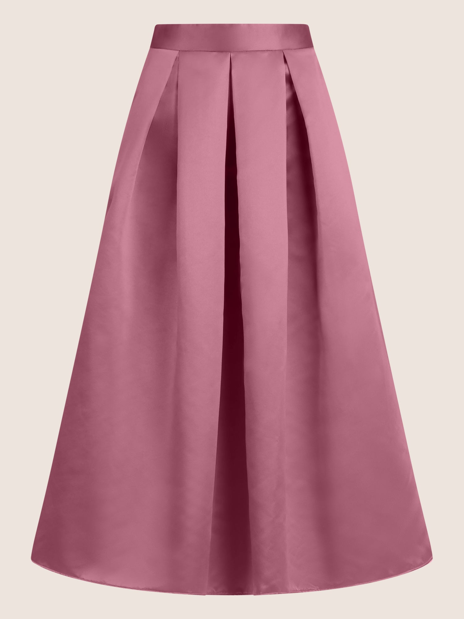 APART Eleganter Satinrock mit Glanz-Effekt | rosé