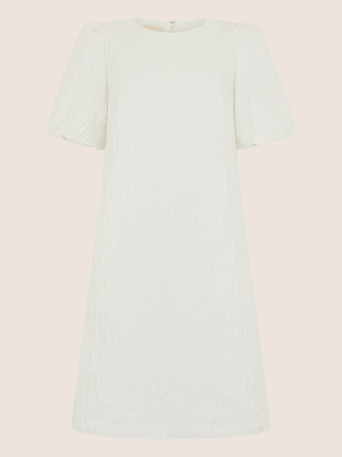 APART Kleid mit edler Crinkle-Struktur | creme