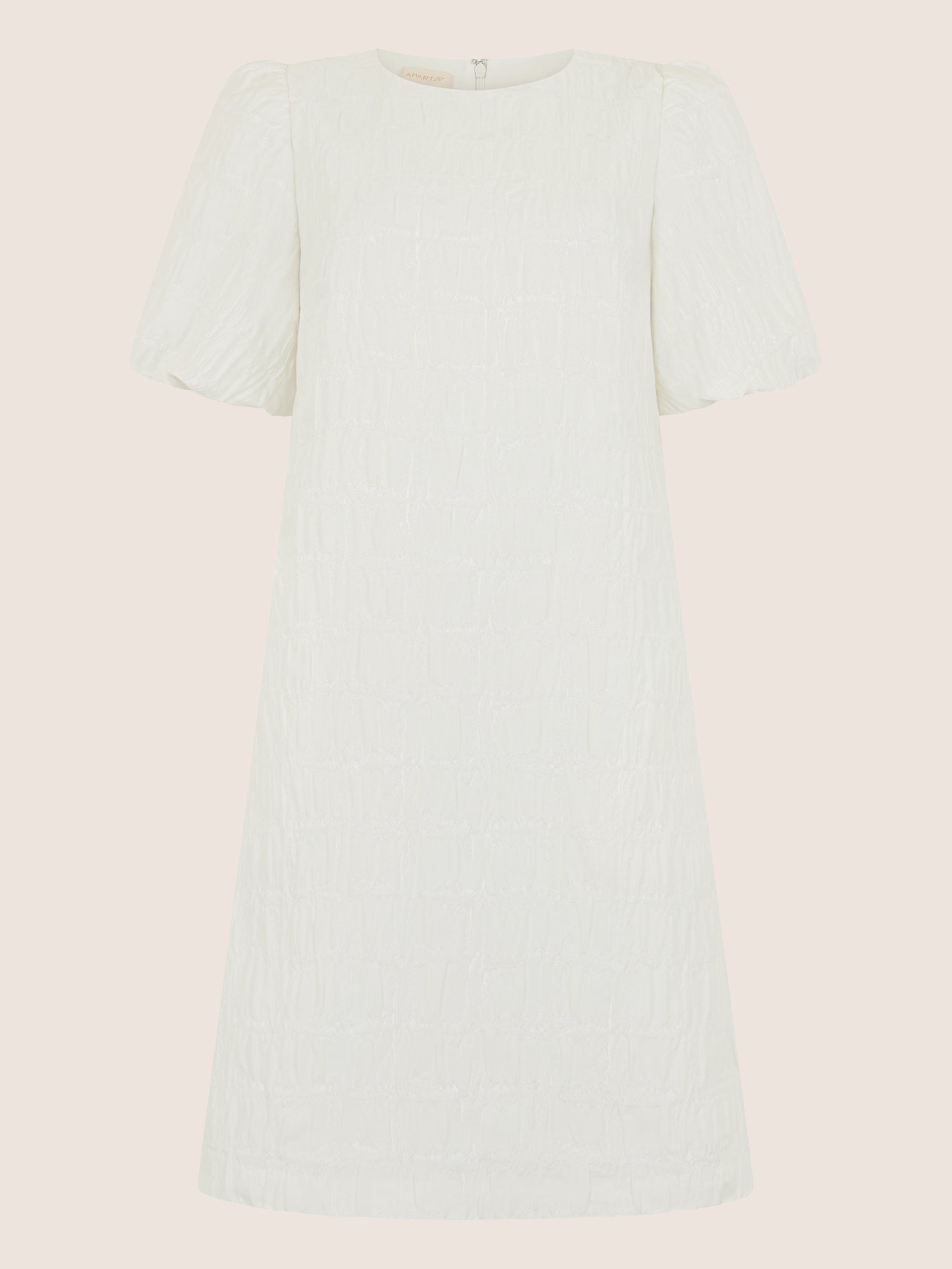 APART Kleid mit edler Crinkle-Struktur | creme