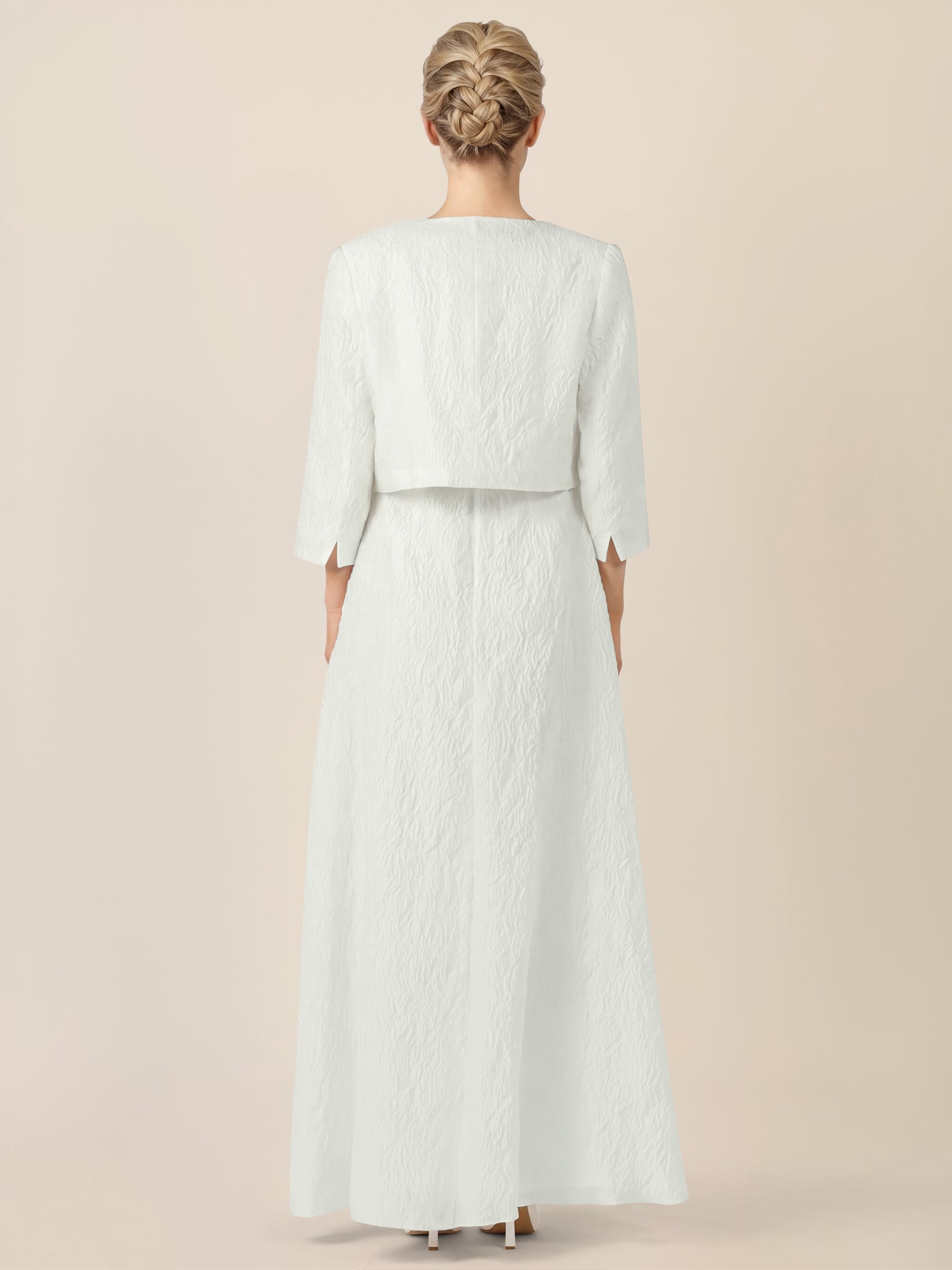 APART Eleganter Bolero mit Hakenverschluss | creme