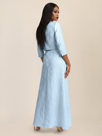 APART Eleganter Bolero mit Hakenverschluss | hellblau