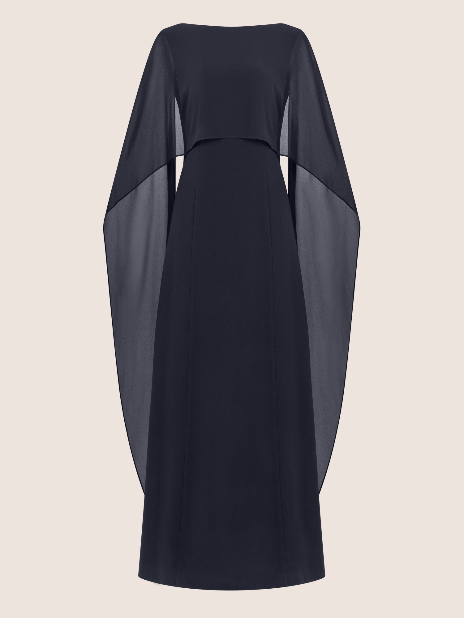 APART Elegantes Kleid mit Cape | nachtblau