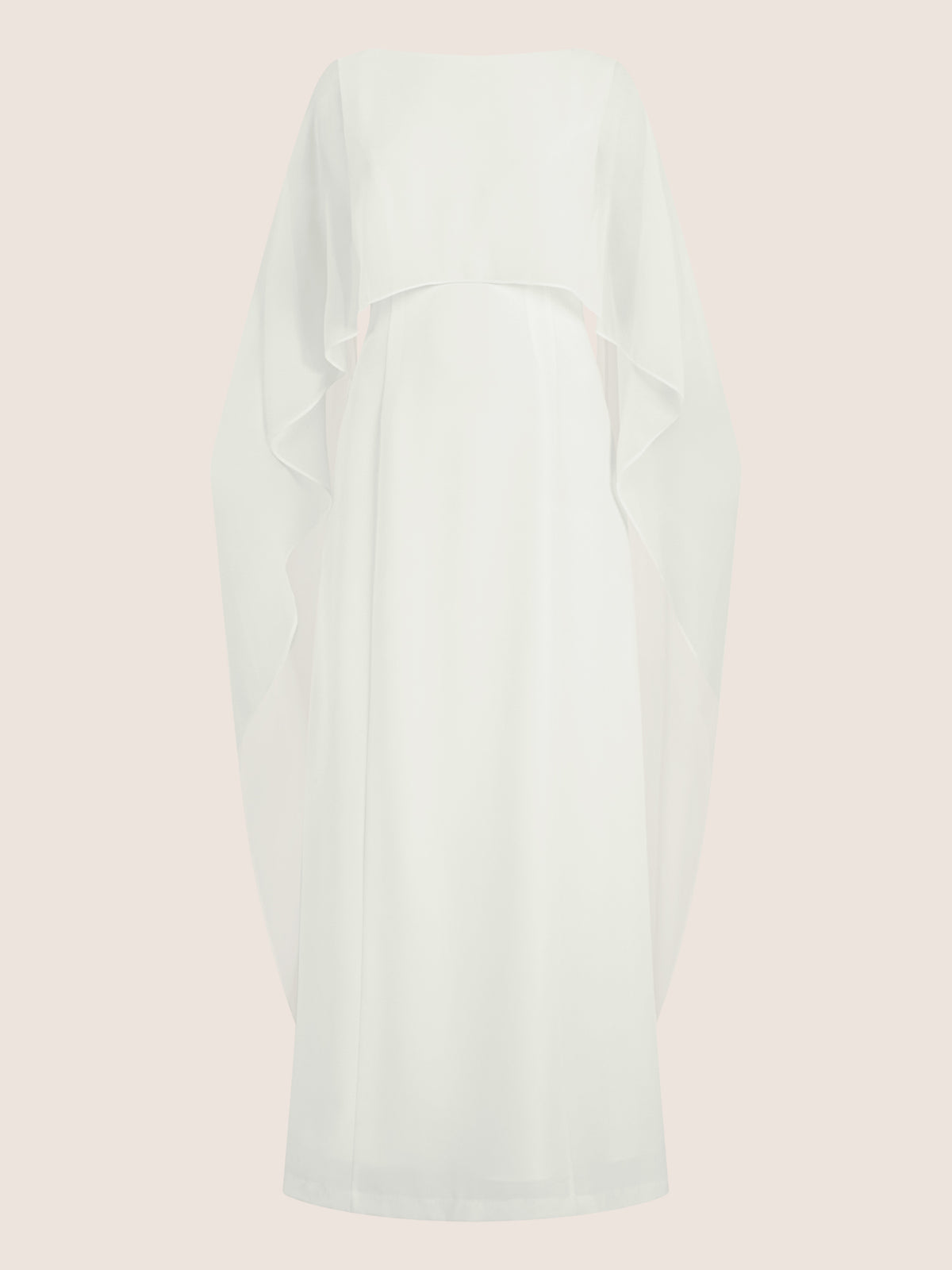 APART Cape-Kleid mit fließender Eleganz | creme