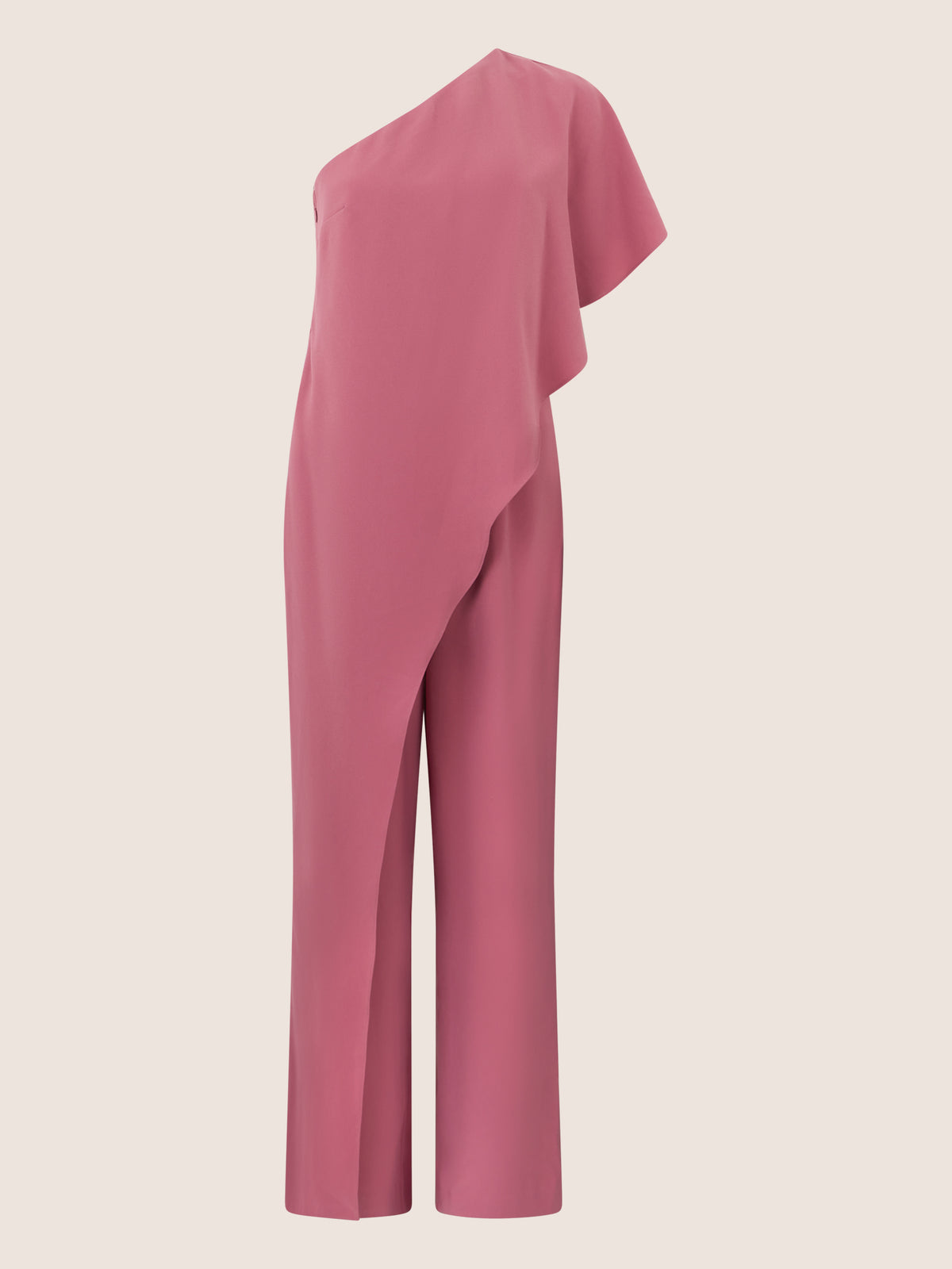 APART Eleganter One-Shoulder-Jumpsuit | rosé