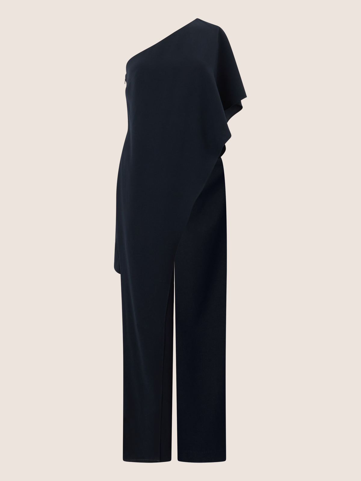 APART Eleganter One-Shoulder-Jumpsuit | nachtblau