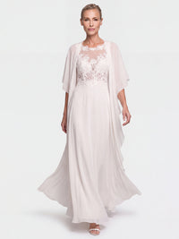 APART Luftiges Chiffon-Stola mit Zipfelsaum | creme