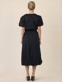 APART Ballonrock mit breitem Bund | schwarz