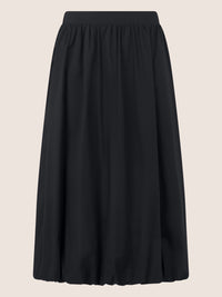 APART Ballonrock mit breitem Bund | schwarz