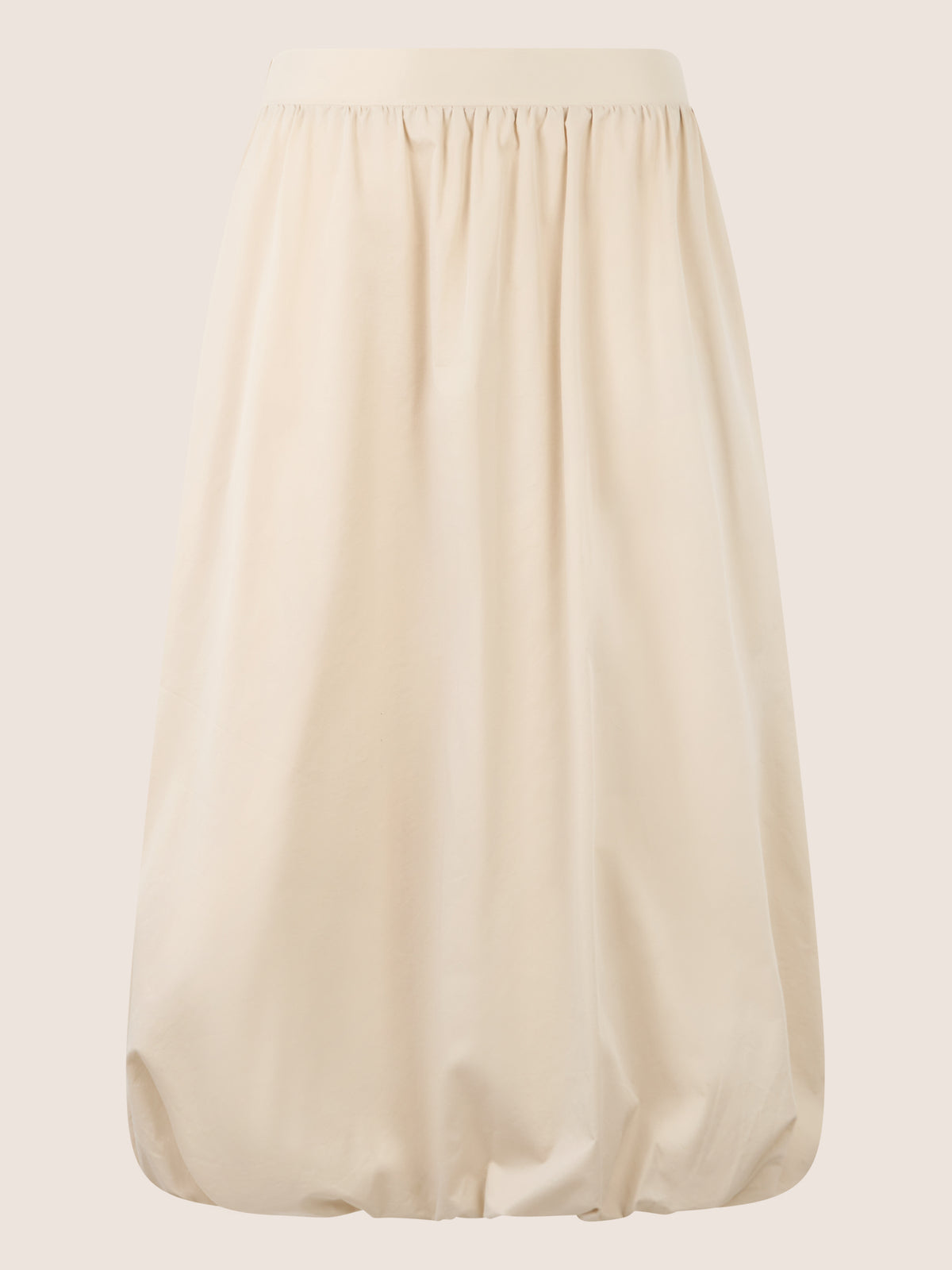 APART Ballonrock mit breitem Bund | beige