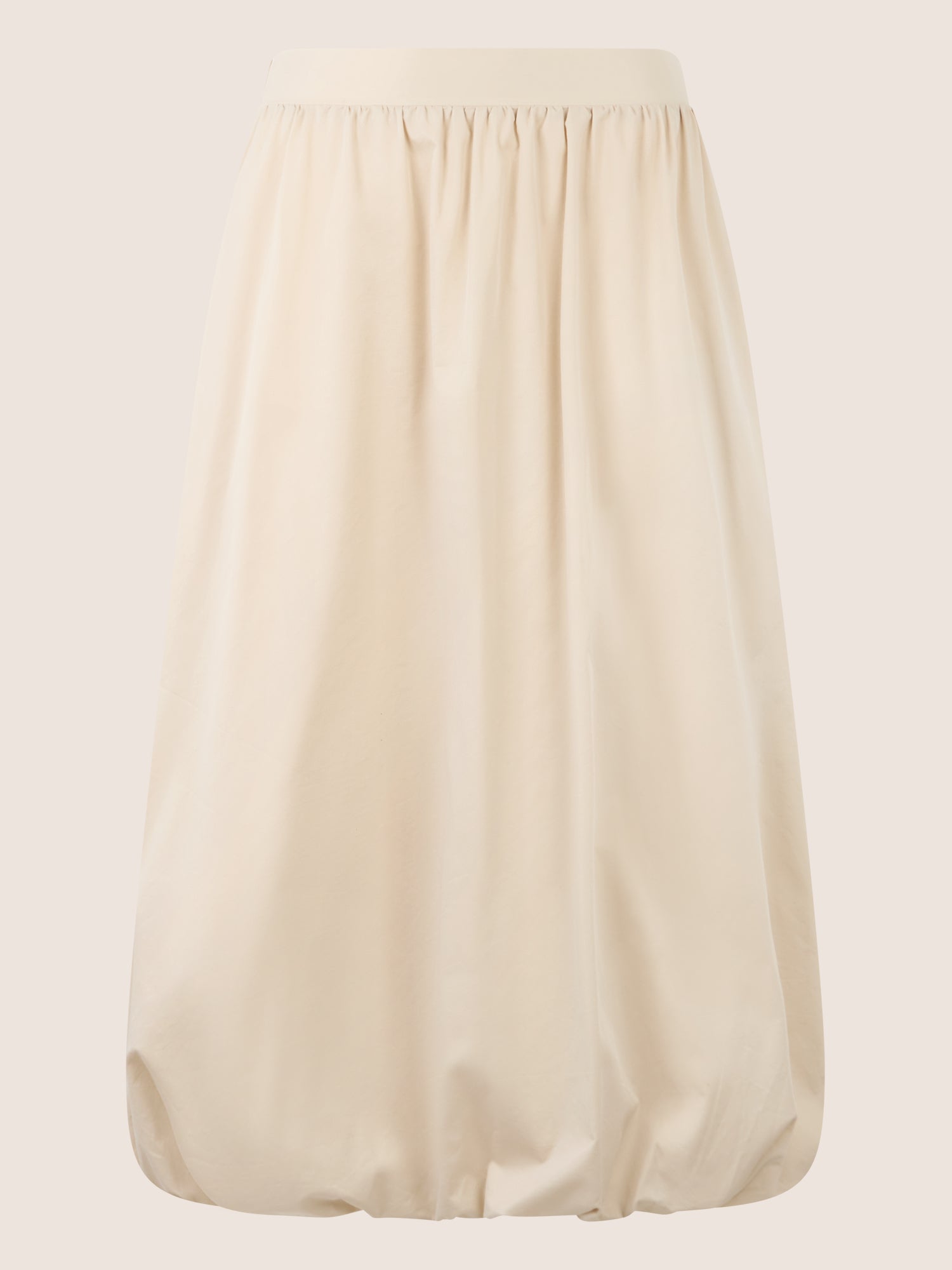 APART Ballonrock mit breitem Bund | beige