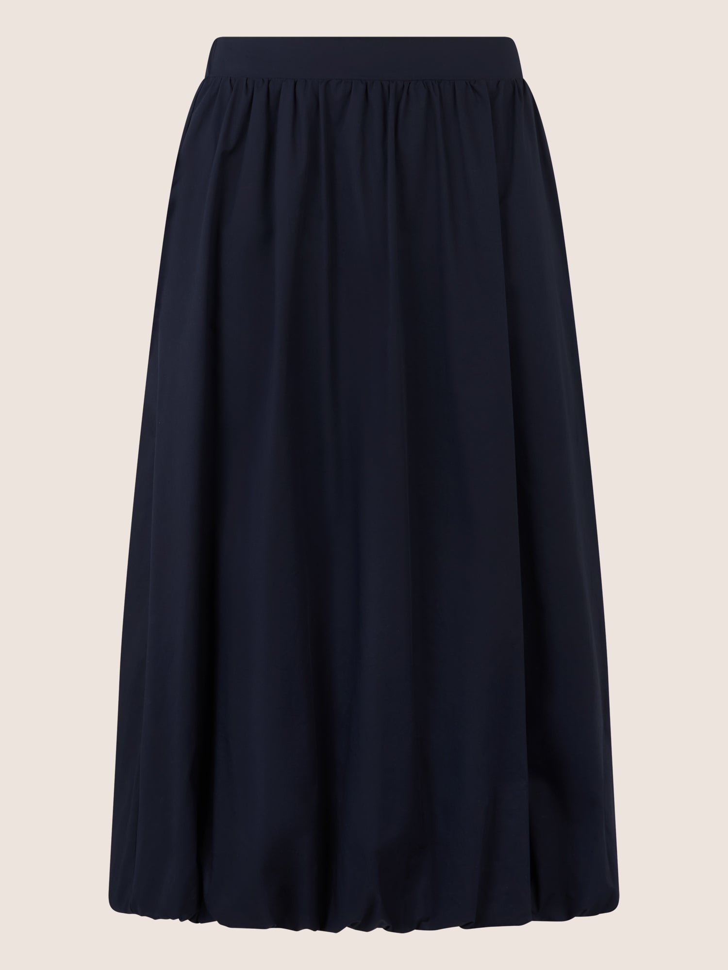 APART Ballonrock mit breitem Bund | nachtblau