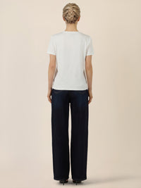 APART T-Shirt mit Schmuckstein-Dekor | creme