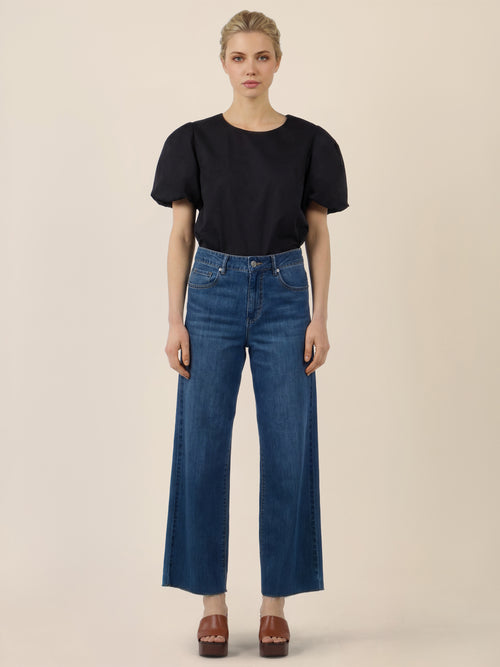 APART Croppedjeans mit Fransen-Saum | hellblau image 1