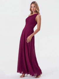APART Abendkleid mit One-Shoulder-Design | weinrot