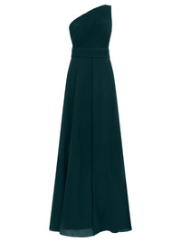 APART Abendkleid mit One-Shoulder-Design | emerald