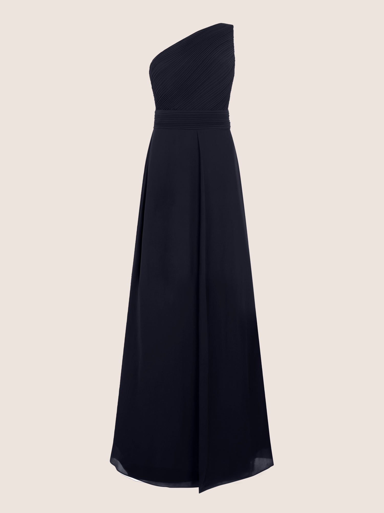 APART Abendkleid mit One-Shoulder-Design | nachtblau