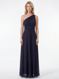 APART Abendkleid mit One-Shoulder-Design | nachtblau