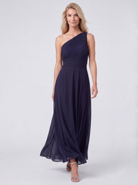 APART Abendkleid mit One-Shoulder-Design | nachtblau
