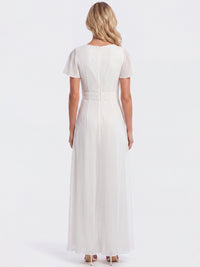 APART Eleganter Chiffonoverall mit fließendem Beinverlauf | creme