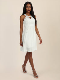 APART Kleid mit floraler Spitzenpracht | creme