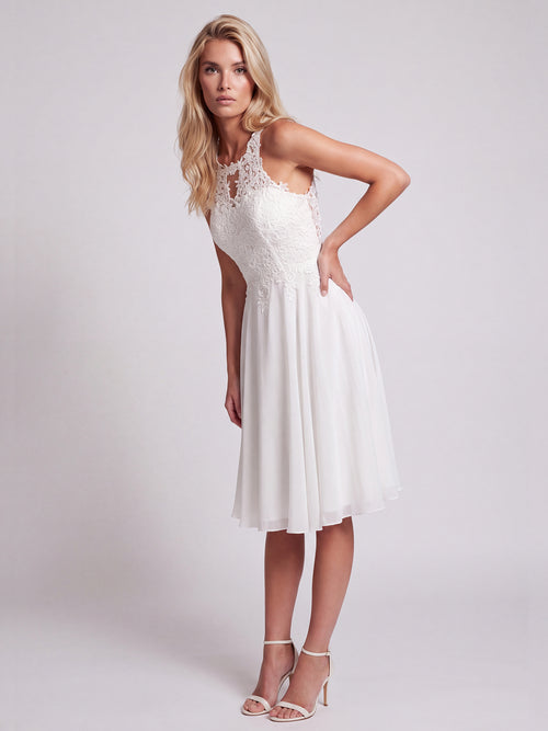 APART Kleid mit floraler Spitzenpracht | creme image 1