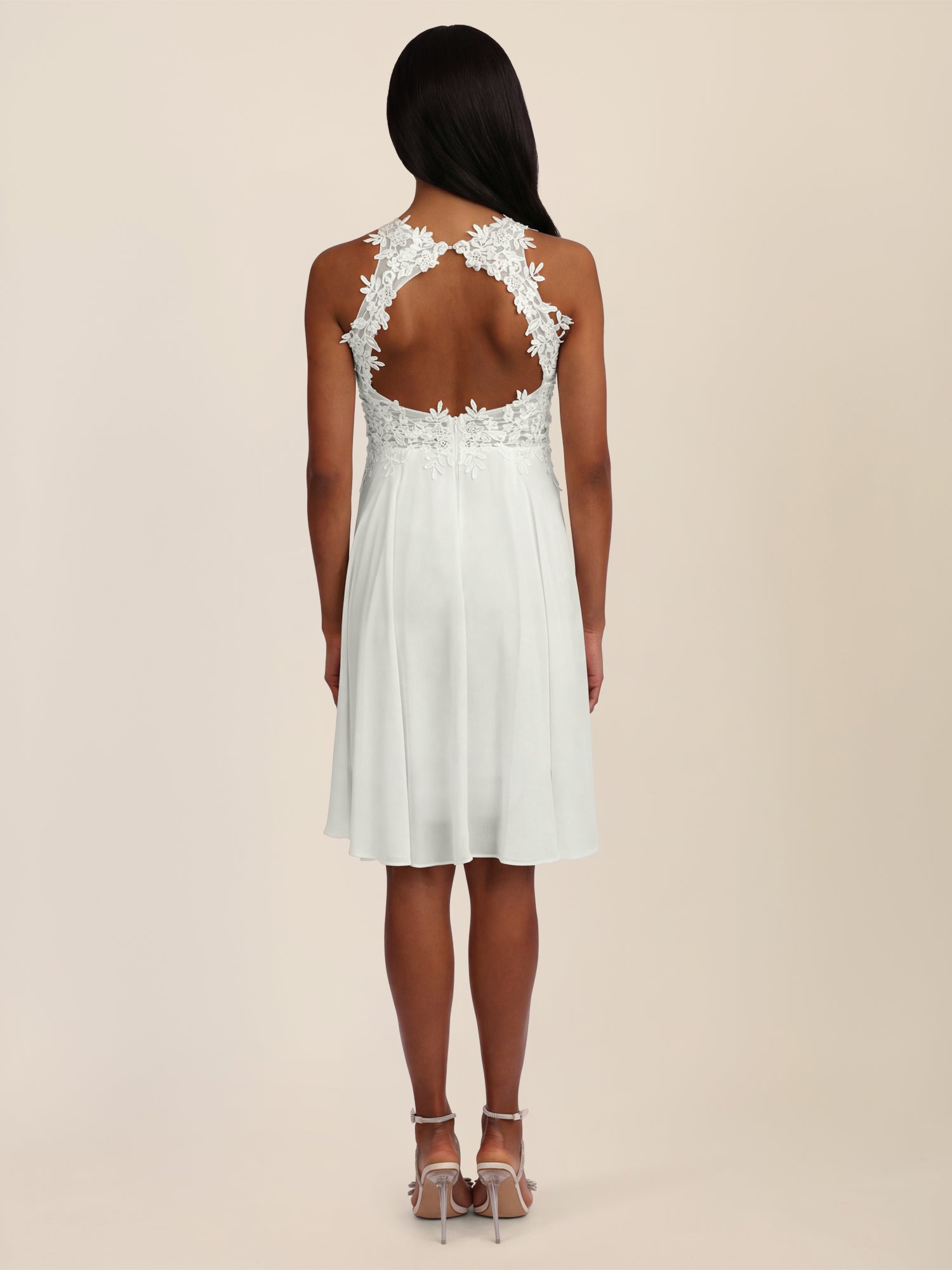 APART Kleid mit floraler Spitzenpracht | creme