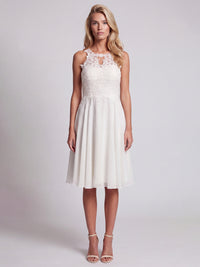 APART Kleid mit floraler Spitzenpracht | creme