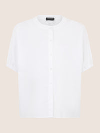 APART Bluse mit Stehkragen und Knopfleiste | creme