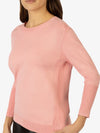 APART Pullover aus einer weichen Viskose- Mischung mit Rippenbündchen | rose