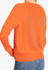 RAINBOW CASHMERE Pullover reines Kaschmir | orange