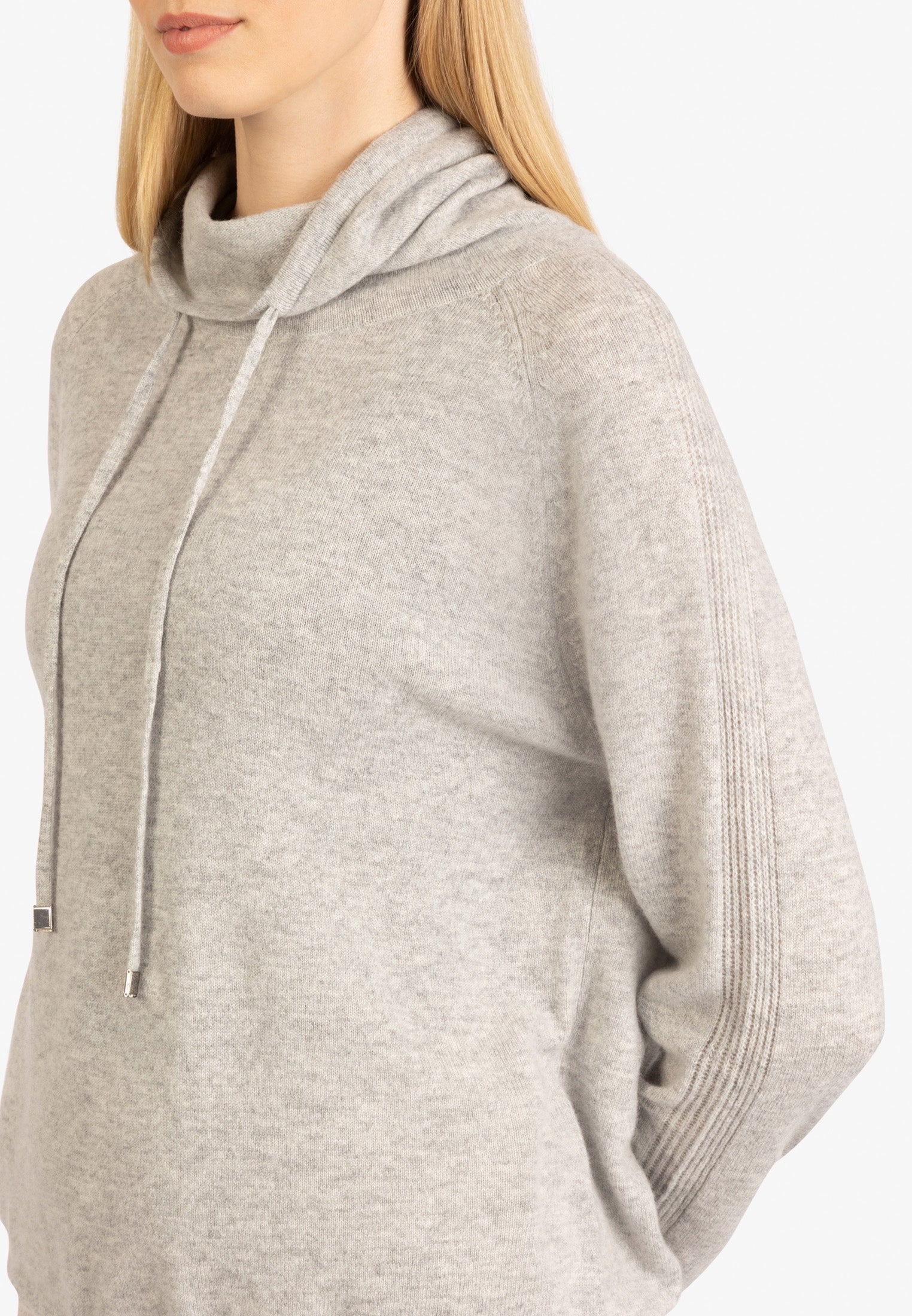 RAINBOW CASHMERE Pullover Sweatshirt-Style | hellgrau