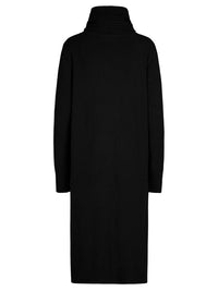 APART Strickkleid, Kleider mit Rollkragen, Strick, lange Kleider, gerade Form, Kaschmir-An | schwarz