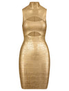 APART Cocktailkleid figurbetonend | gold