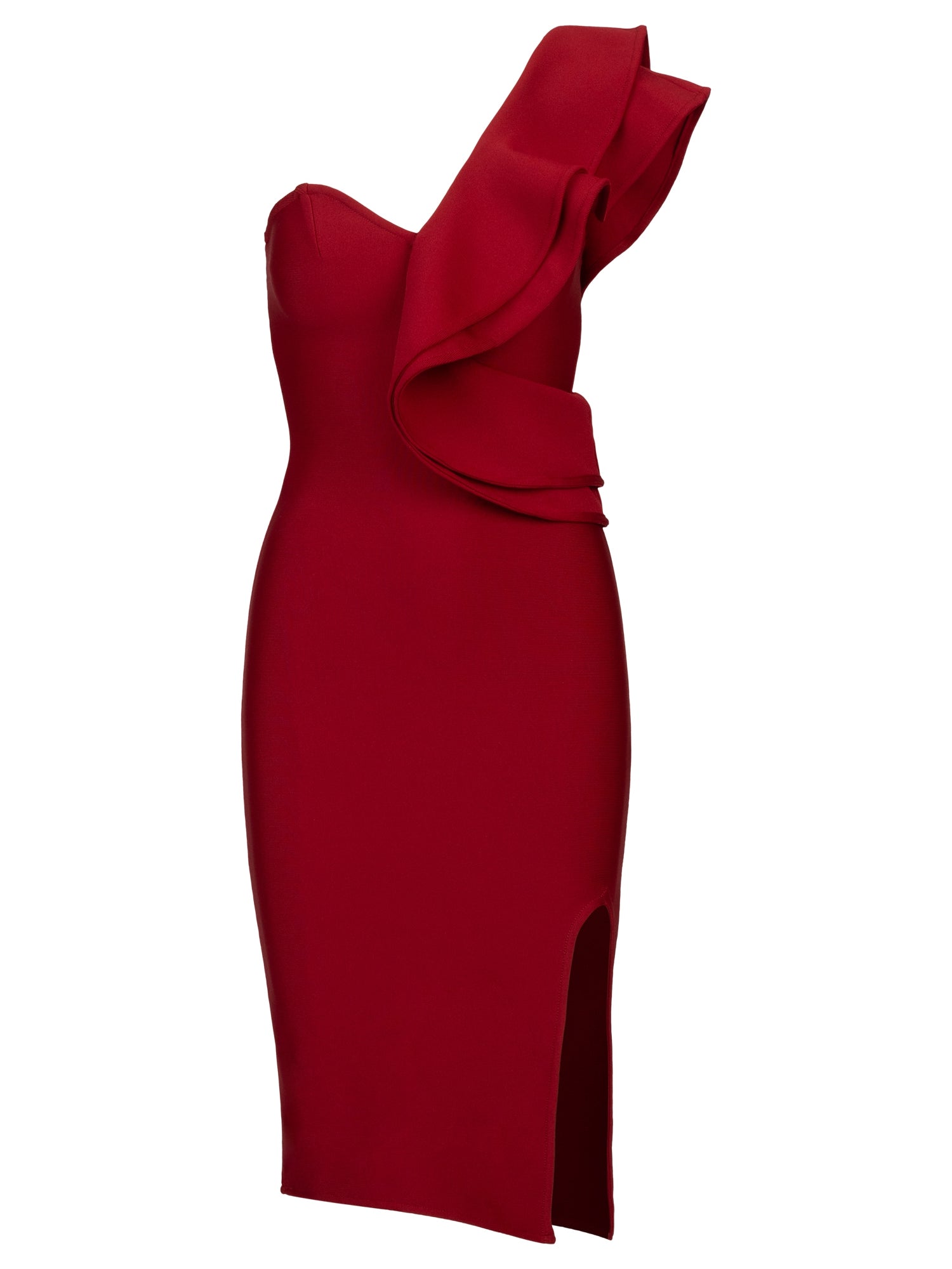 APART Jerseykleid in figurbetontem Schnitt | rot